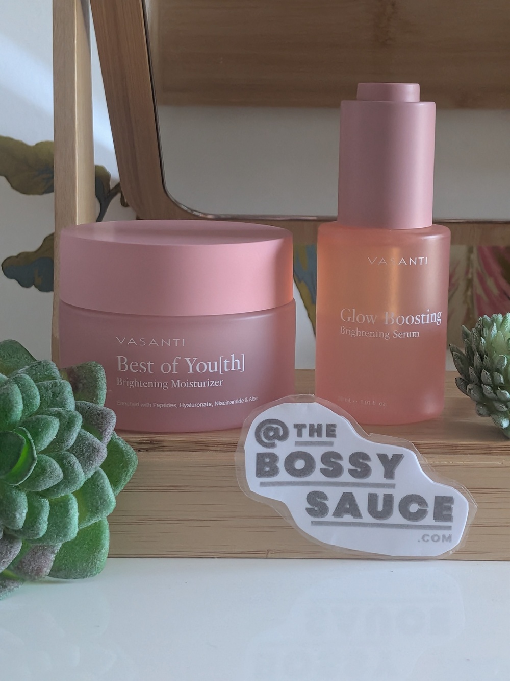 🌸 Vasanti Best Of You[th] Moisturizer + Brightening Serum Duo NWT